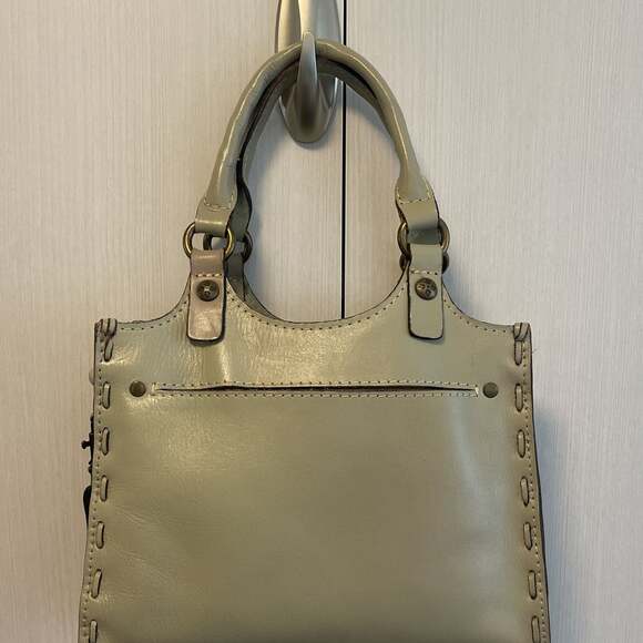 Patricia Nash Laser Cut Chiara Leather Satchel/Crossbody Bag - Picture 4 of 10